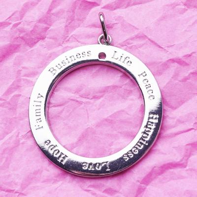 Hope, versilbert mit 999er Feinsilber, Amulett L